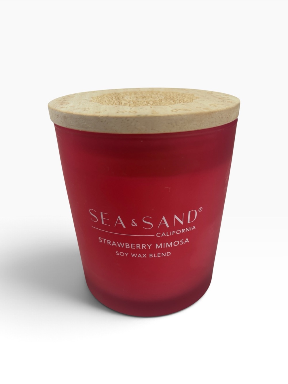 Sea & Sand Strawberry Mimosa Soy Wax Blend Candle 8oz